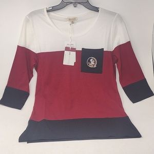 UG Apparel Women's NCAA 3/4 Sleeve Top